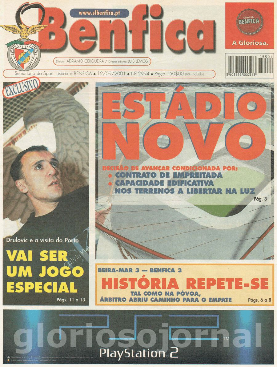 jornal o benfica 2994 2001-09-12